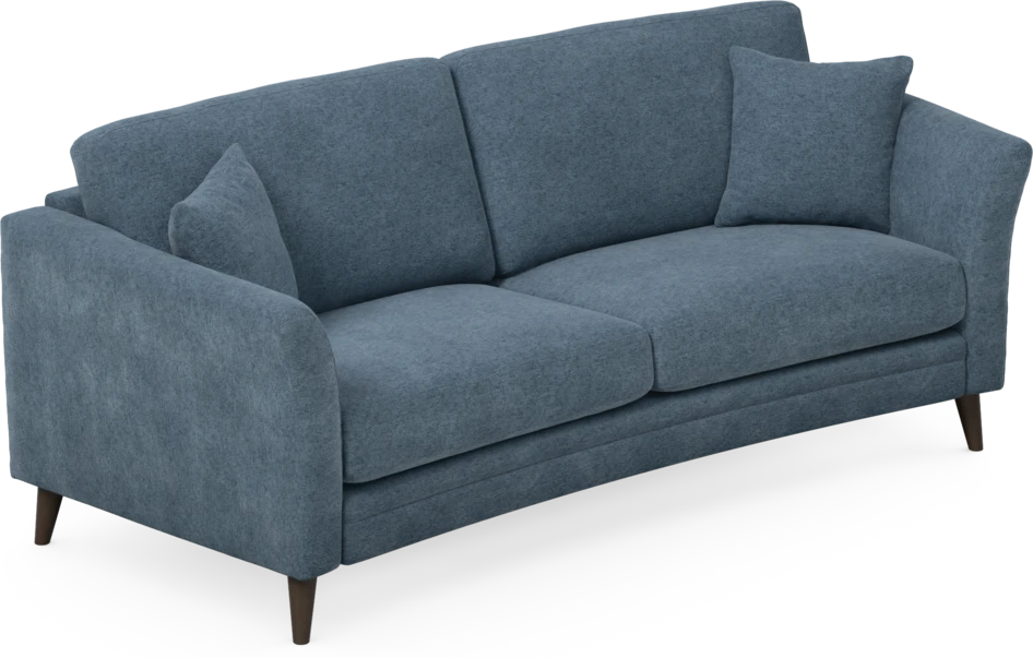 Eden - 2,5-sits soffa svängd - Blå