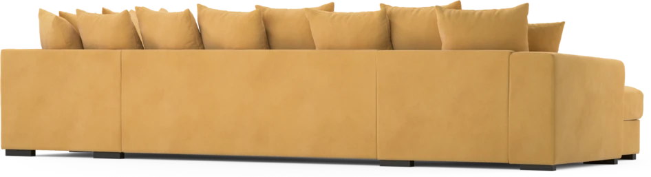 Town - 3-sits soffa med divan höger och schäslong vänster - Gul