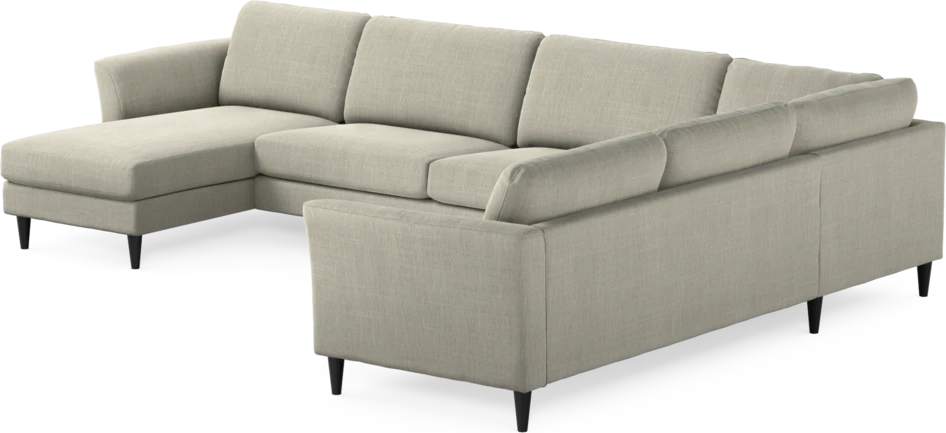 Bridge - Hörnsoffa, 3+2-sits med schäslong vänster - Beige
