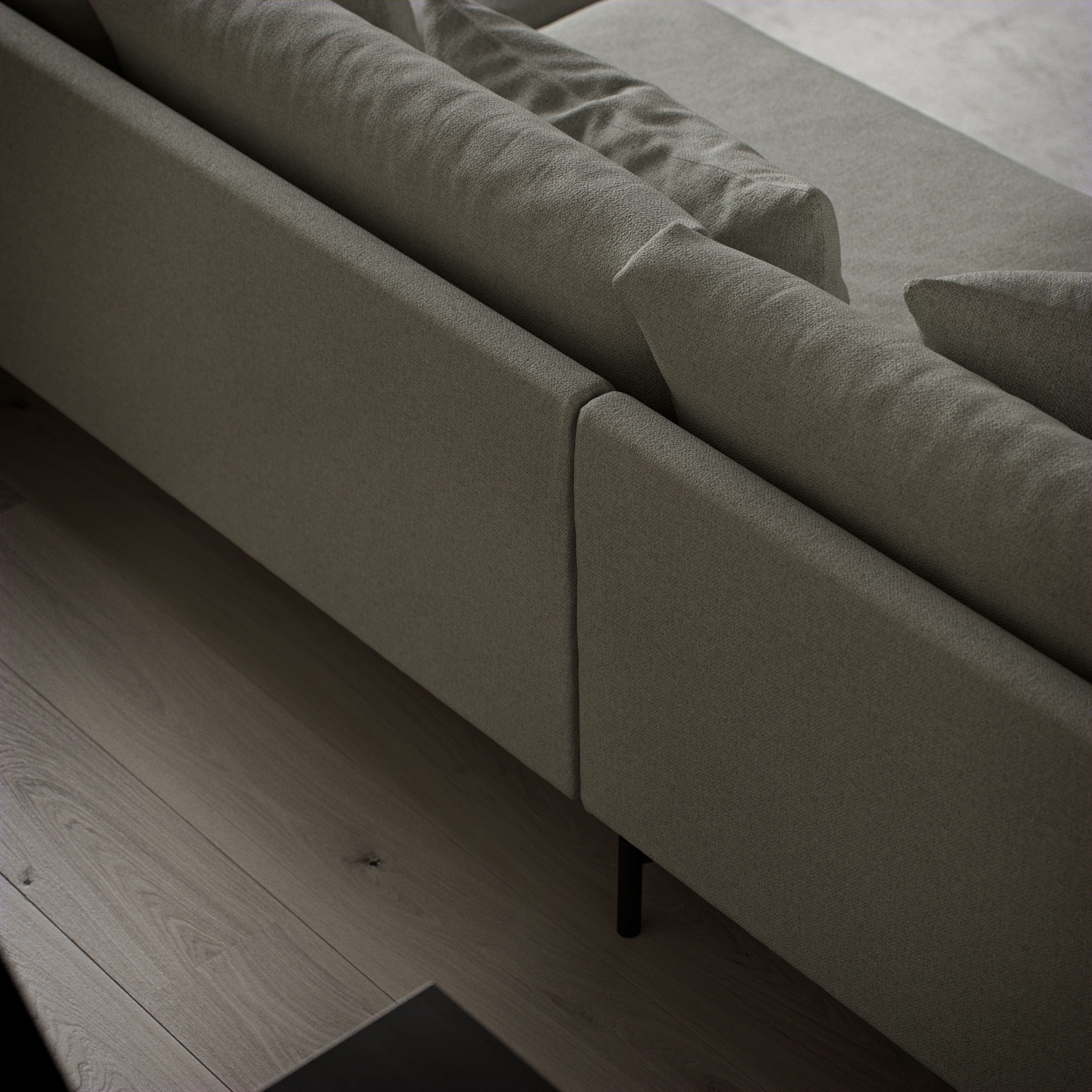 Harper - 3-sits soffa med divan vänster - inspiration