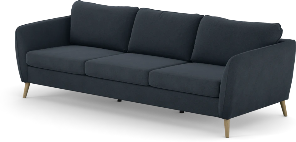 County - 3-sits soffa - Blå
