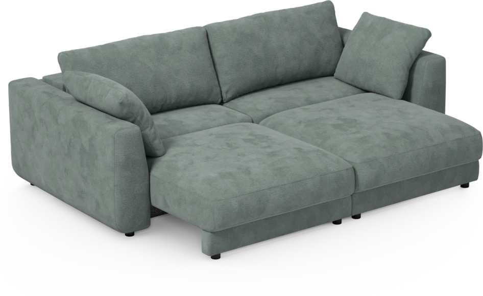 Amie - Bäddsoffa 3-sits - Blå