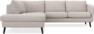 Madison - 2-sits soffa med divan vänster - Grå