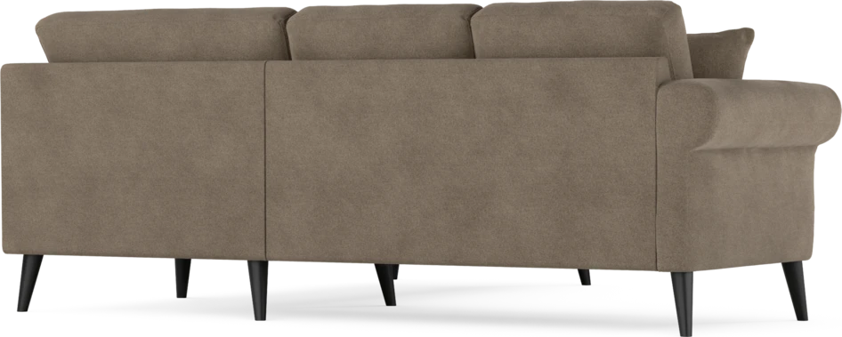 Eden - Hörnsoffa, 2+2-sits - Brun
