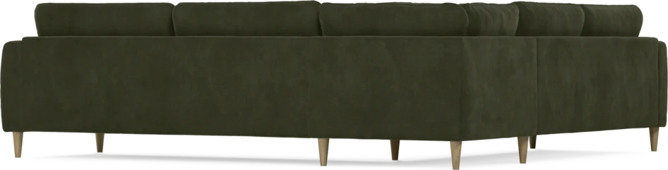Bridge - Hörnsoffa, 2+3-sits - Grön