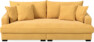 Rossi - 3-sits soffa, hel dyna - Gul