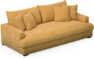 Rossi - 3-sits soffa, hel dyna - Gul