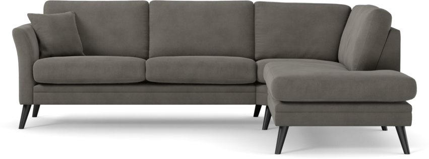 Eden - 2,5-sits soffa med divan - Grå