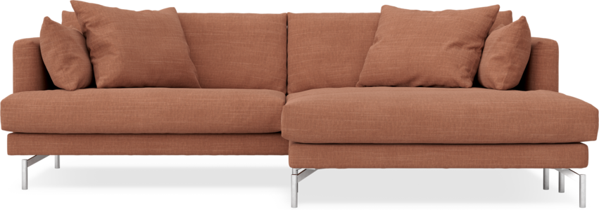 Harper - 4-sits med schäslong XL höger - Orange