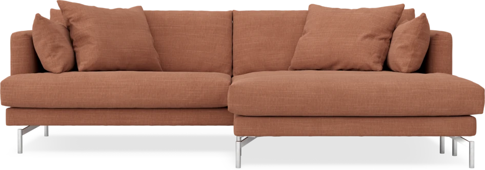 Harper - 4-sits med schäslong XL höger - Orange