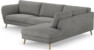 Madison Lux - 3-sits soffa med divan höger - Grå