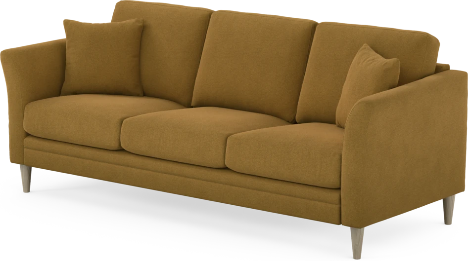 Eden - 3-sits soffa - Gul