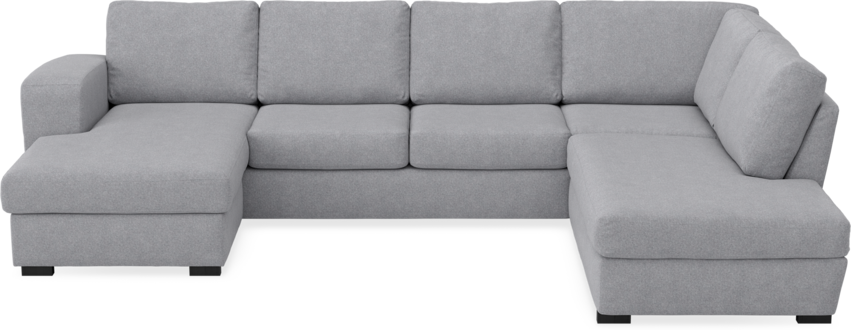 Friday - 3-sits soffa med schäslong vänster och divan höger - Grå