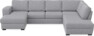 Friday - 3-sits soffa med schäslong vänster och divan höger - Grå