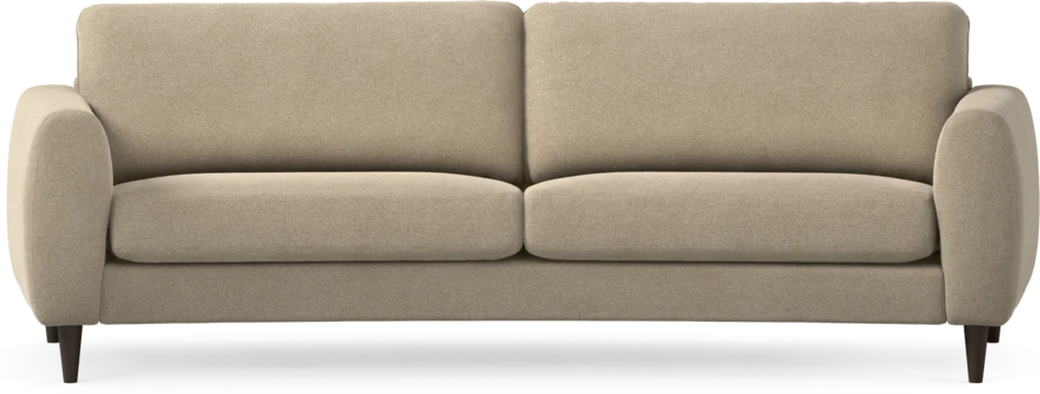 Bridge - 3-sits soffa svängd - Beige