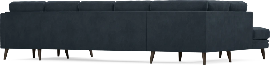 Eden - 3-sits soffa med divan vänster och schäslong höger - Blå