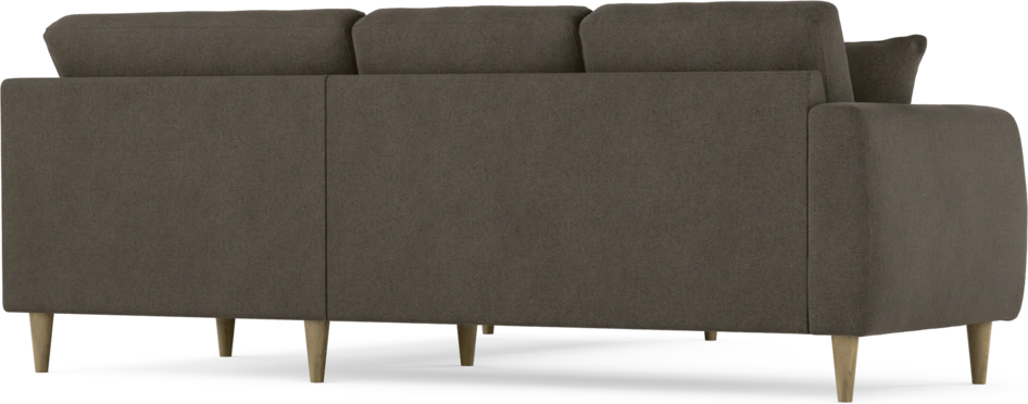 Eden - Hörnsoffa, 2+2-sits - Brun