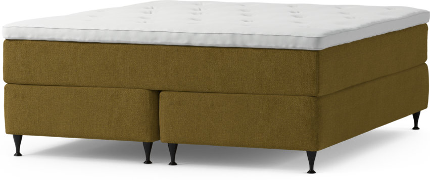 Delux Exclusive - Kontinentalsäng, dubbelsäng med bäddmadrass och sängben