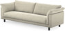 Cherrie - 4-sits soffa, hel dyna, fast klädsel - Beige
