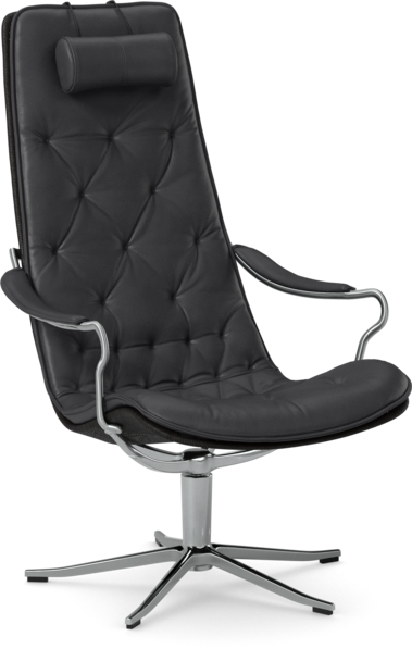 Moore - Fåtölj hög rygg - Svart