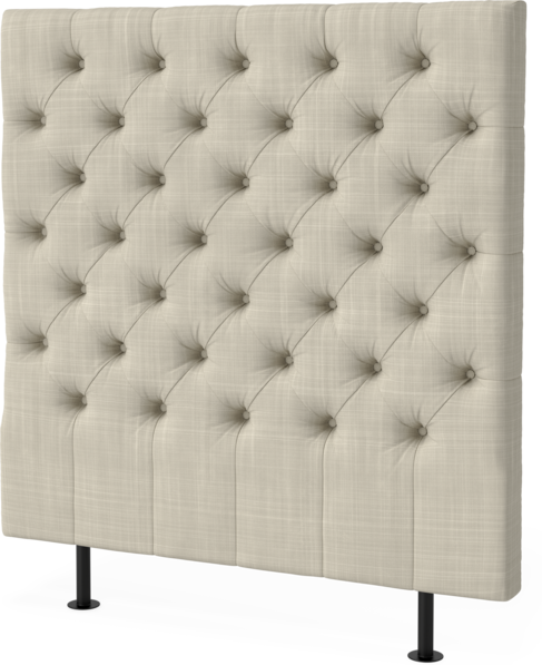 Cape pikerad - Sänggavel, 90-210 cm - Beige