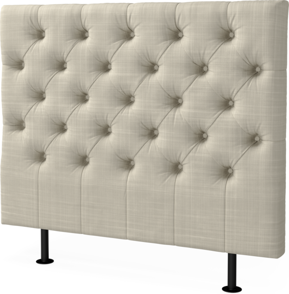 Cape pikerad - Sänggavel, 90-210 cm - Beige