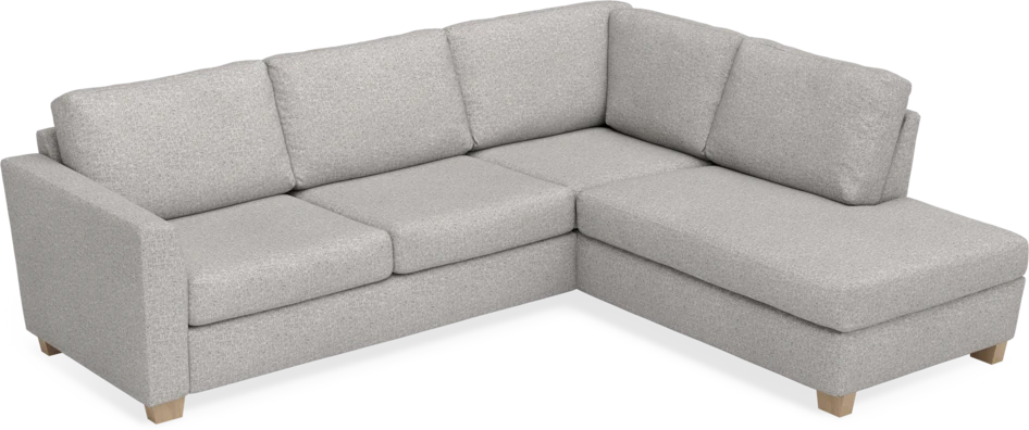 Friday - 2,5-sits soffa med divan höger - Vit