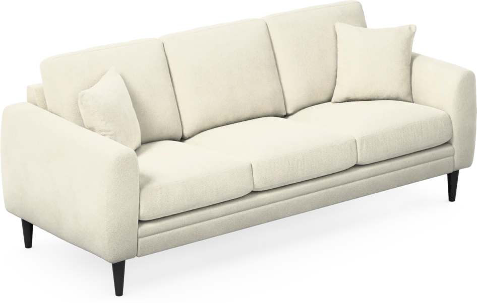 Eden - 3-sits soffa - Vit