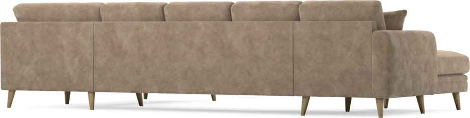 Eden - 3-sits soffa med schäslong vänster och divan höger - Beige