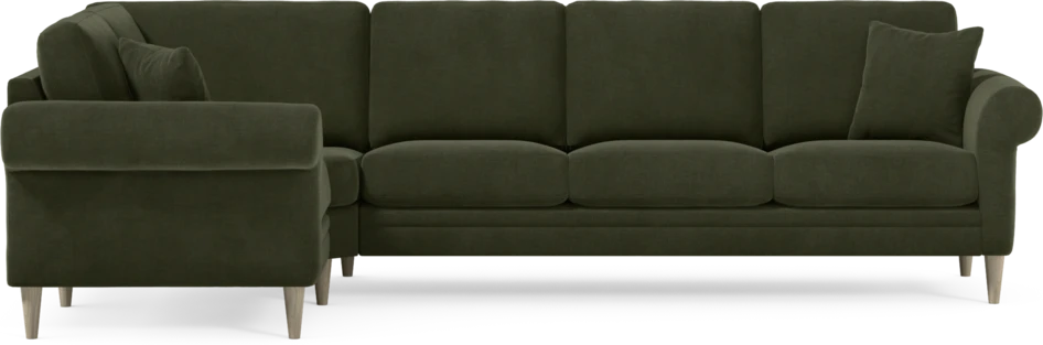 Eden - Hörnsoffa, 1+3-sits - Grön