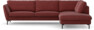 Madison Lux - 3-sits soffa med divan höger - Rosa
