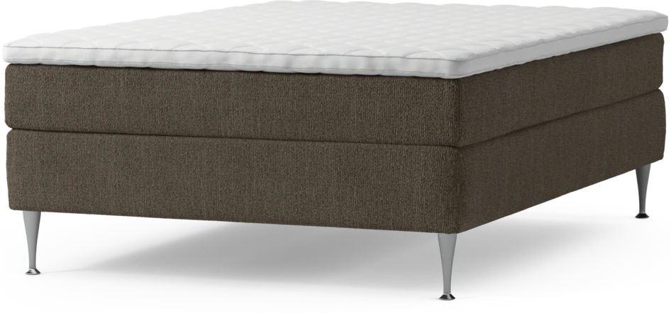 Delux Sense - Kontinentalsäng, enkelsäng 140 cm med bäddmadrass och sängben