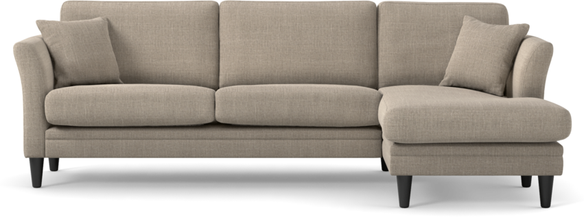 Eden - 2,5-sits soffa med schäslong - Beige
