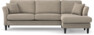 Eden - 2,5-sits soffa med schäslong - Beige
