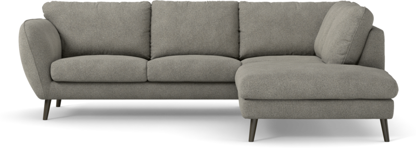 Madison Lux - 2-sits soffa med divan höger - Vit