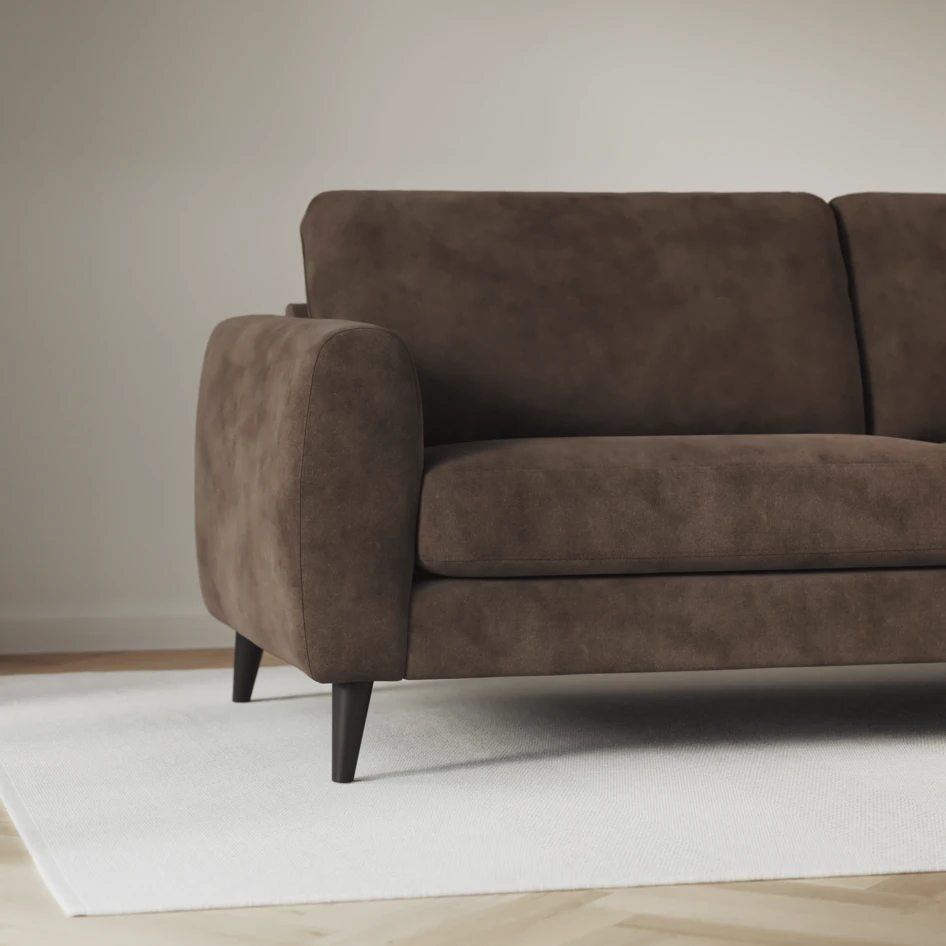 Bridge - 3-sits soffa - Brun