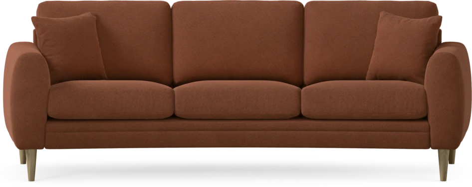 Eden - 3-sits soffa svängd - Orange