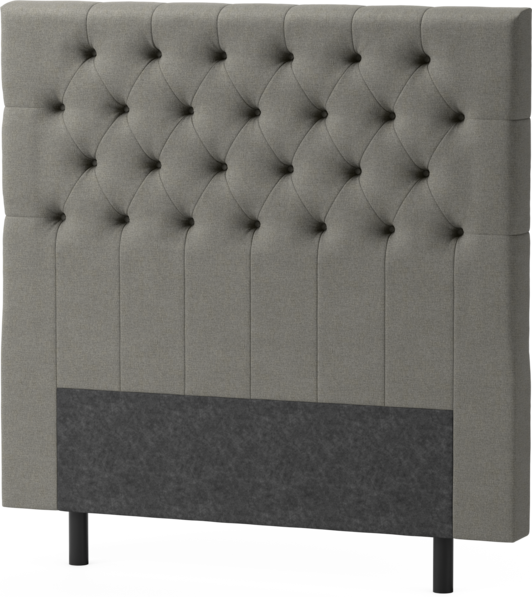 Delux Pikerad XL - Sänggavel, 90-210 cm - Grå