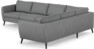 County - Hörnsoffa, 3+2-sits - Grå