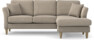 Eden - 2-sits soffa med schäslong - Beige