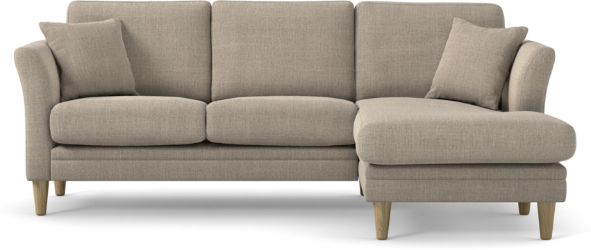 Eden - 2-sits soffa med schäslong - Beige