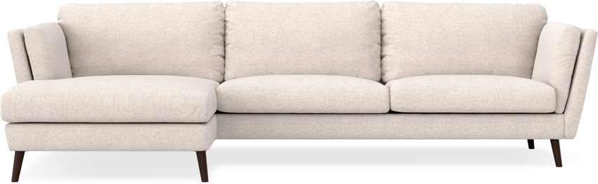 Madison - 3-sits soffa med schäslong vänster - Beige