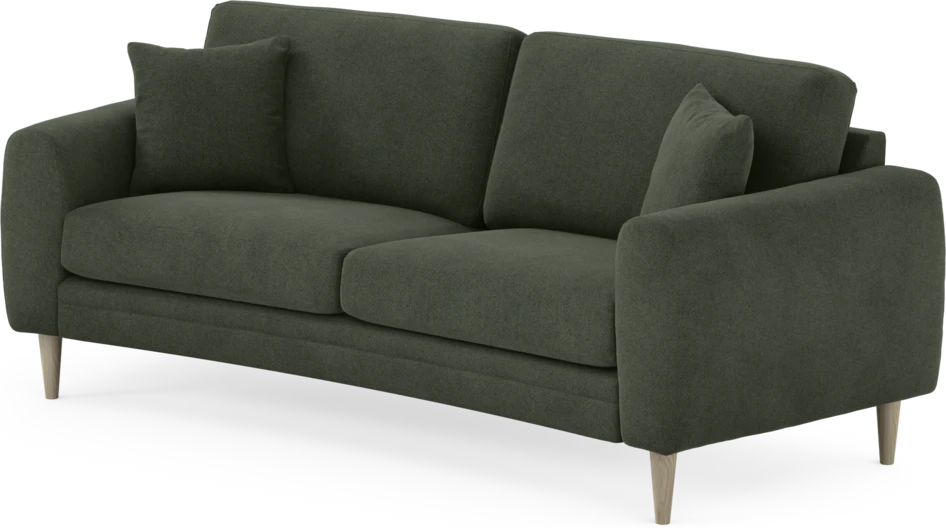 Eden - 2,5-sits soffa svängd - Grön