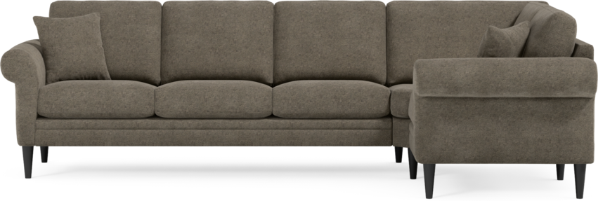 Eden - Hörnsoffa, 3+1-sits - Brun