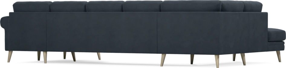 Eden - 3-sits soffa med divan vänster och schäslong höger - Blå
