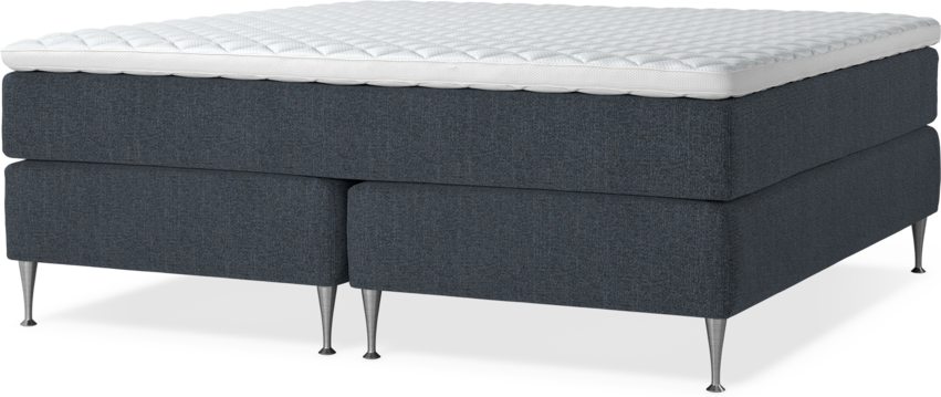 Delux Exclusive - Kontinentalsäng, dubbelsäng med bäddmadrass och sängben