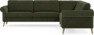 Bridge - Hörnsoffa, 3+3-sits - Grön