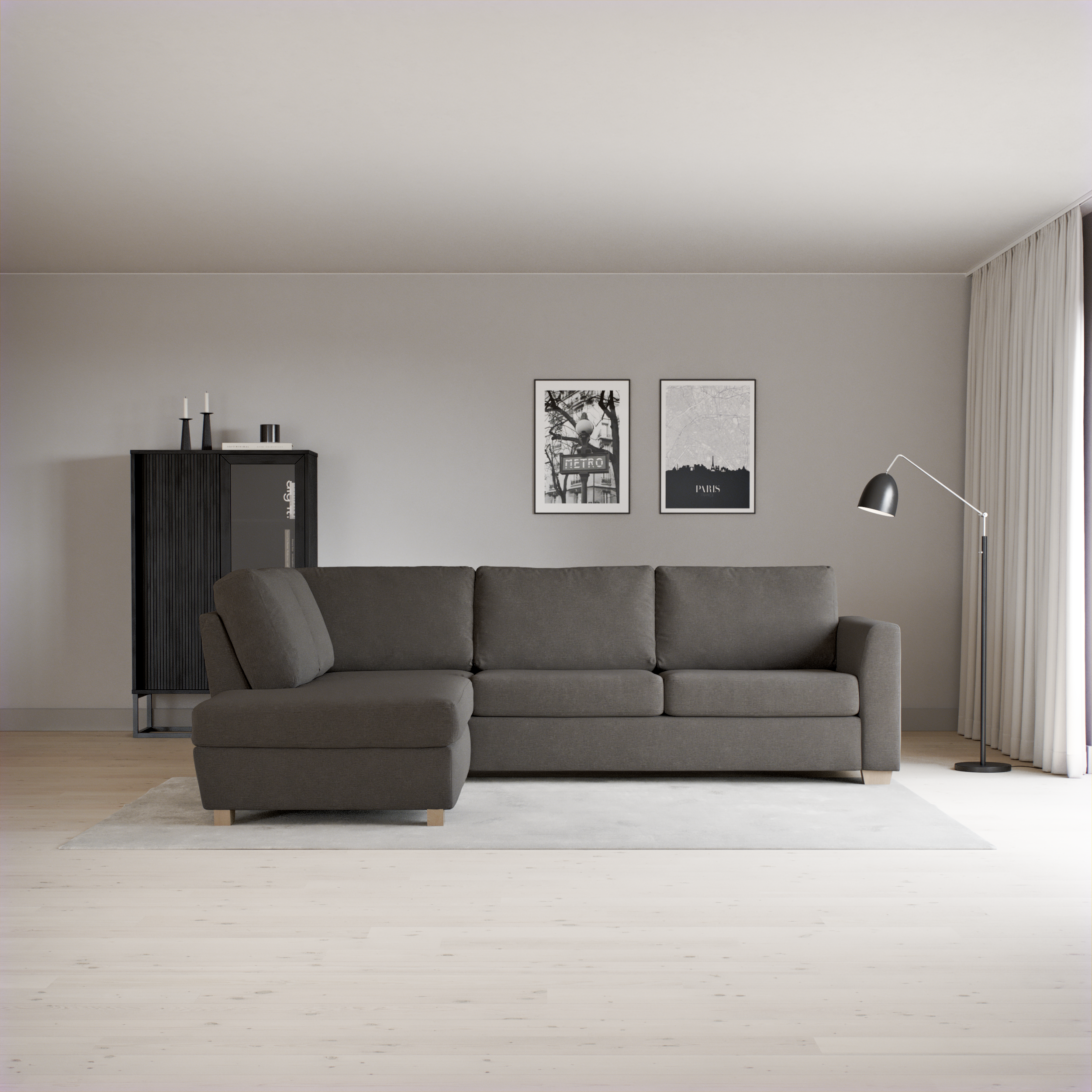 Friday - 2,5-sits soffa med divan vänster - inspiration