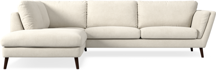 Madison Lux - 3-sits soffa med divan vänster - Vit