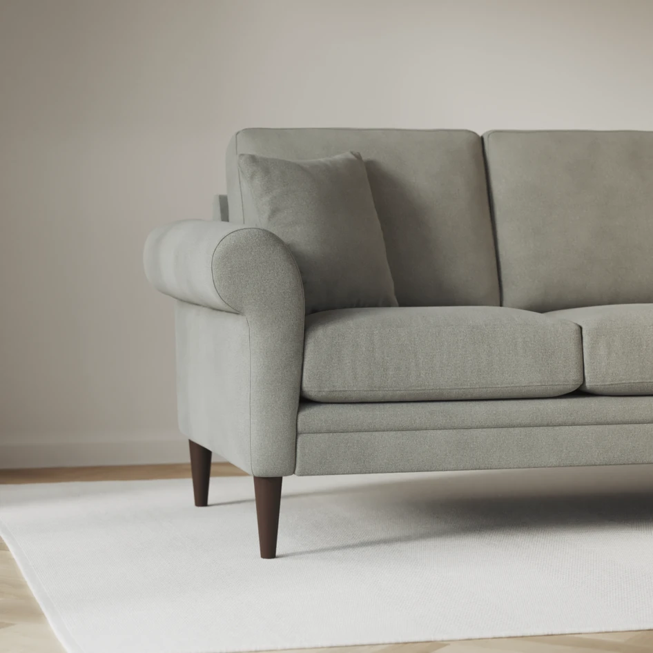 Eden - 3-sits soffa med divan vänster och schäslong höger - Grå